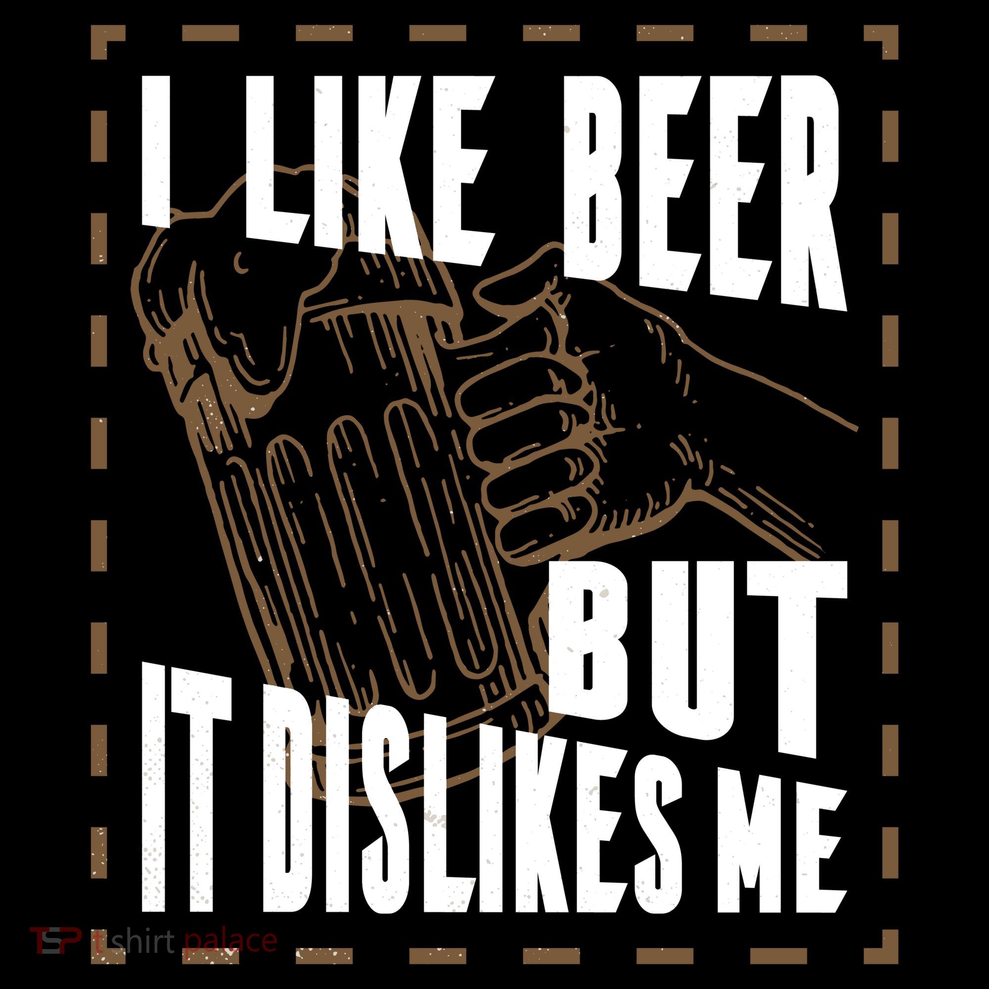 I Like Beer But It Dislikes Me Toddler Hoodie