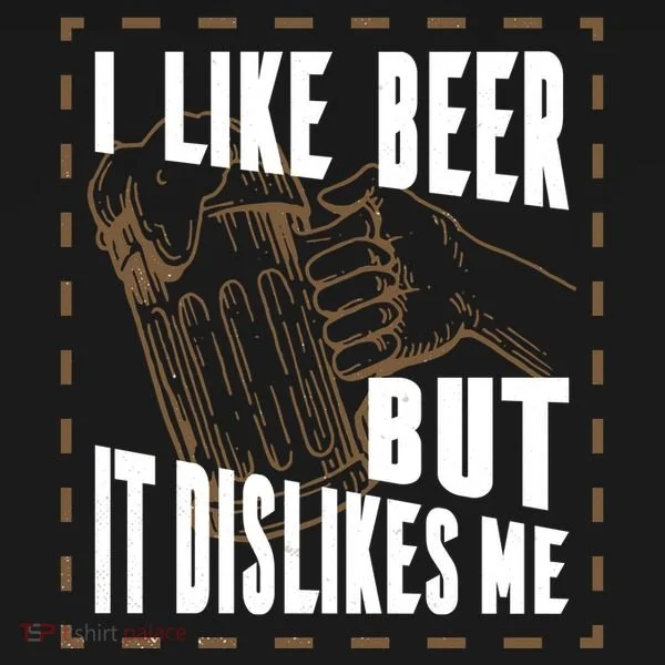 I Like Beer But It Dislikes Me Toddler Hoodie
