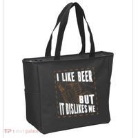 I Like Beer But It Dislikes Me Tote Bag thumb 2