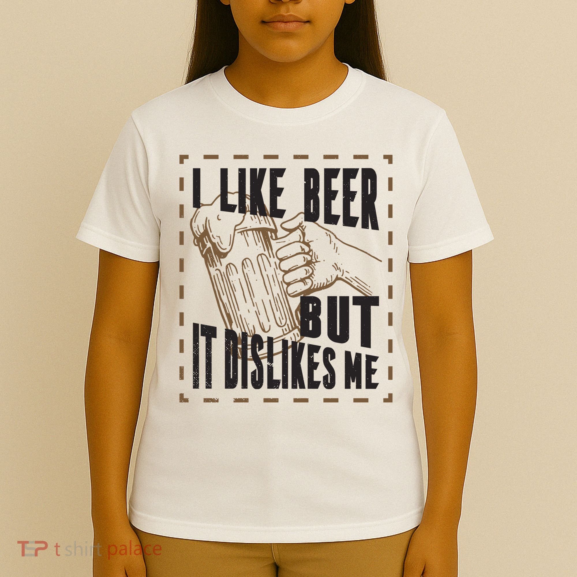 I Like Beer But It Dislikes Me T-Shirt