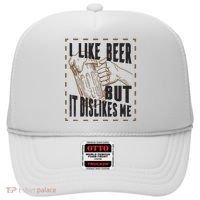 I Like Beer But It Dislikes Me Hat thumb 0