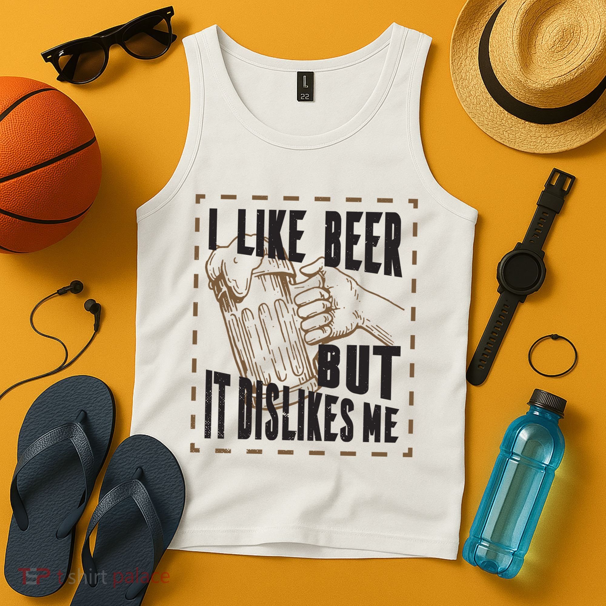I Like Beer But It Dislikes Me Tank Top