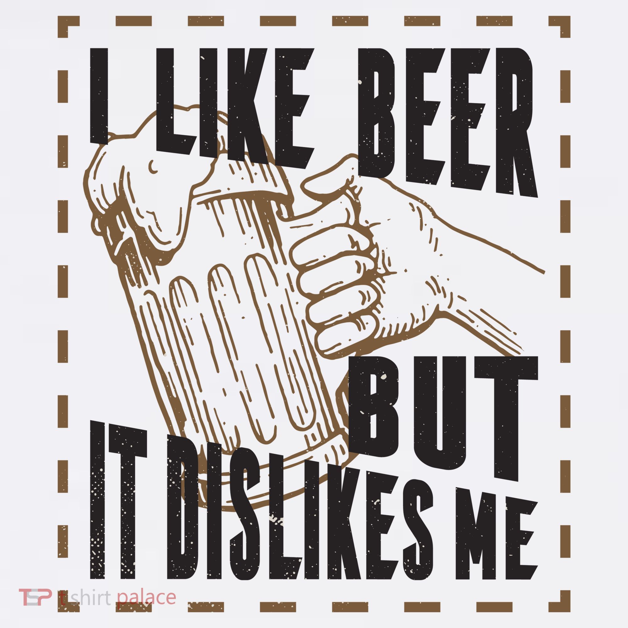 I Like Beer But It Dislikes Me Tank Top