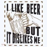 I Like Beer But It Dislikes Me Toddler T-Shirt thumb 4