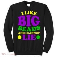 I Like Big Beads and I Cannot Lie Mardi Gras Sweatshirt thumb 0