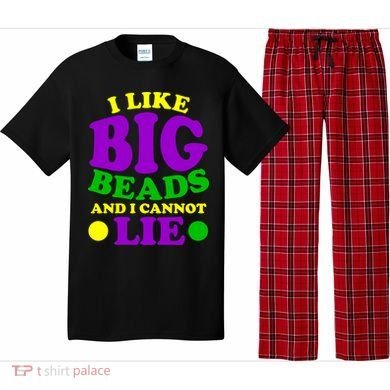I Like Big Beads and I Cannot Lie Mardi Gras Pajama Set