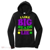 I Like Big Beads and I Cannot Lie Mardi Gras Women's Hoodie thumb 0