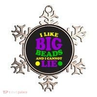 I Like Big Beads and I Cannot Lie Mardi Gras Ornament thumb 0