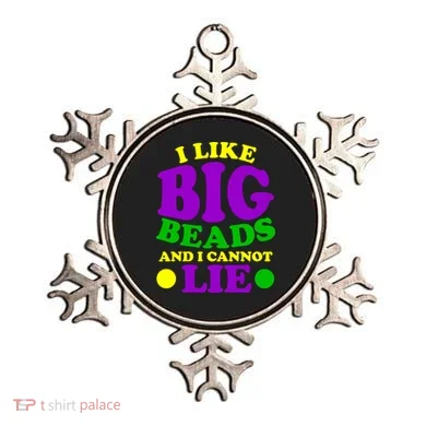 I Like Big Beads and I Cannot Lie Mardi Gras Ornament