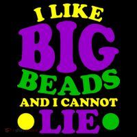 I Like Big Beads and I Cannot Lie Mardi Gras Toddler Hoodie thumb 2