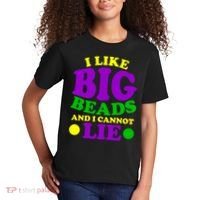 I Like Big Beads and I Cannot Lie Mardi Gras Kids T-Shirt thumb 2