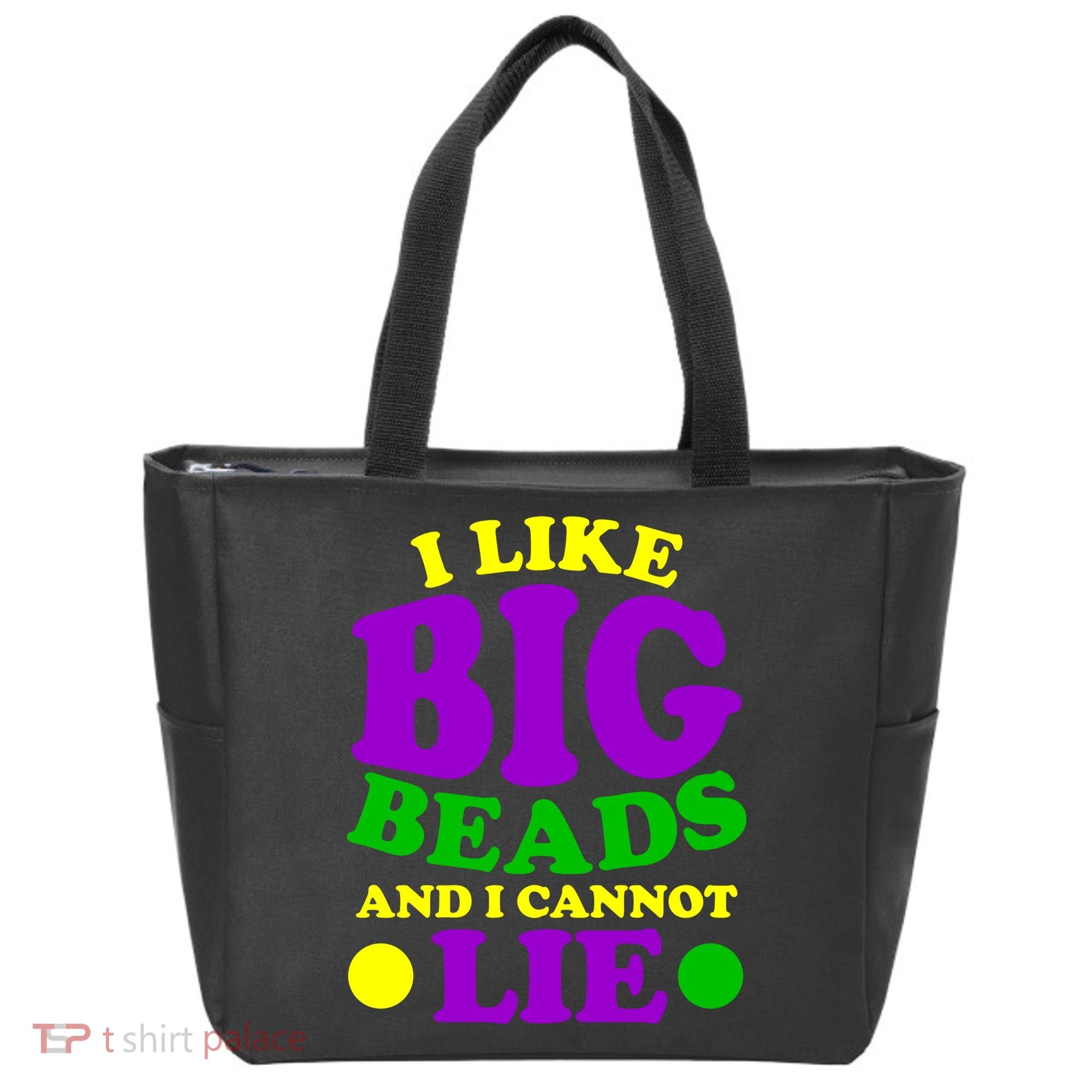 I Like Big Beads and I Cannot Lie Mardi Gras Tote Bag