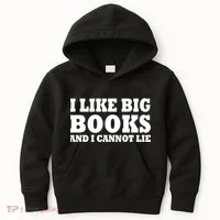 I Like Big Books And I Cannot Lie Kids Hoodie thumb 0