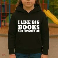 I Like Big Books And I Cannot Lie Kids Hoodie thumb 3