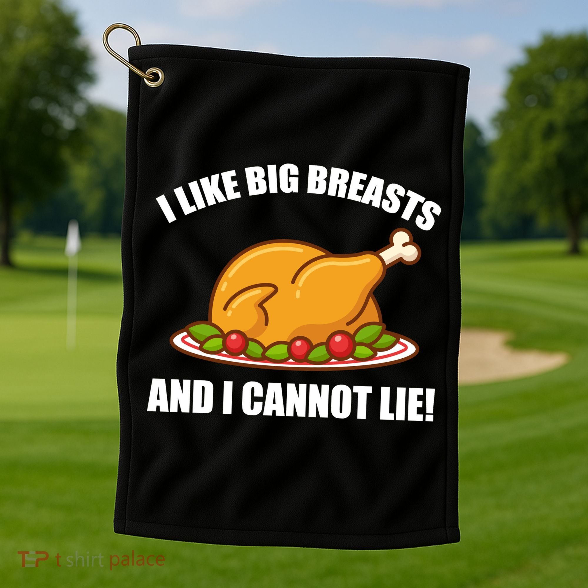 I like Big Breasts And I Cannot Lie Golf Towel