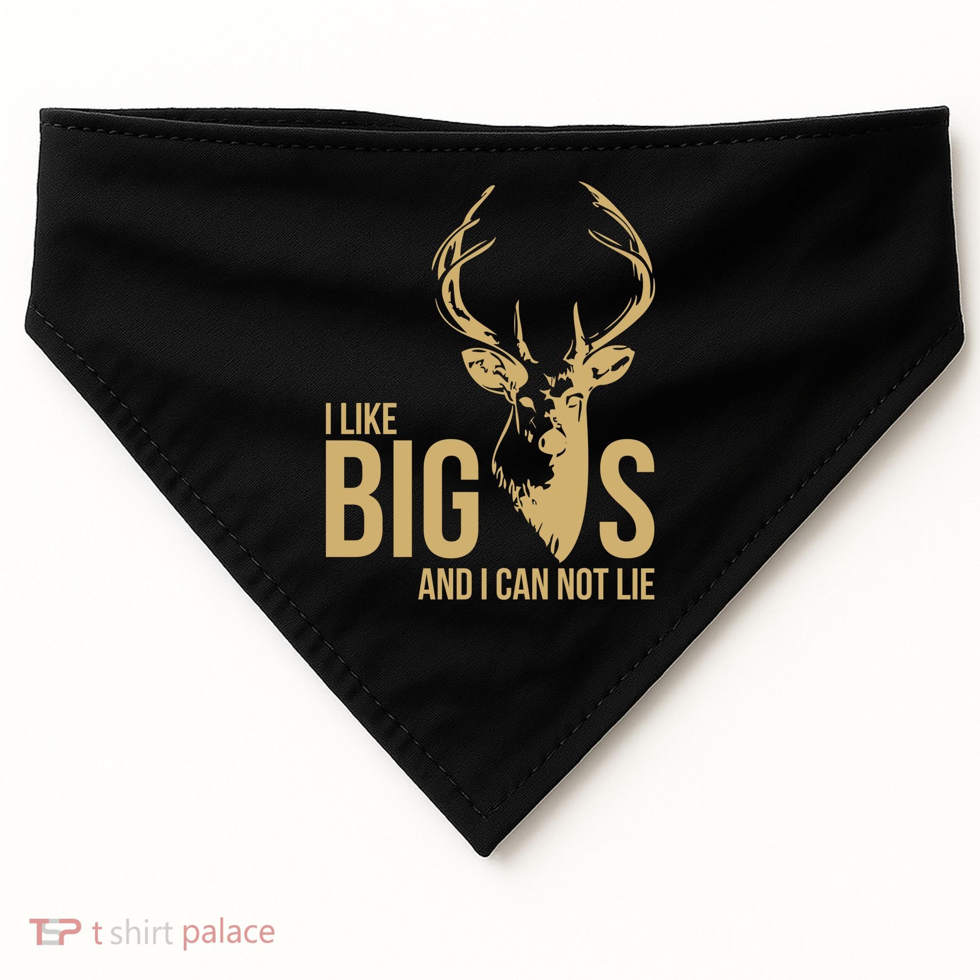 I Like Big Bucks and I Cannot Lie USA-Made Doggie Bandana