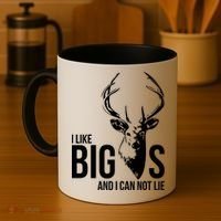 I Like Big Bucks and I Cannot Lie Coffee Mug thumb 4