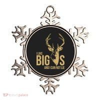 I Like Big Bucks and I Cannot Lie Ornament thumb 0