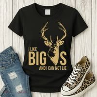 I Like Big Bucks and I Cannot Lie Women's T-Shirt thumb 3