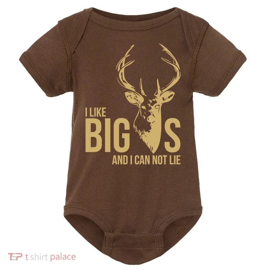 I Like Big Bucks and I Cannot Lie Baby Bodysuit