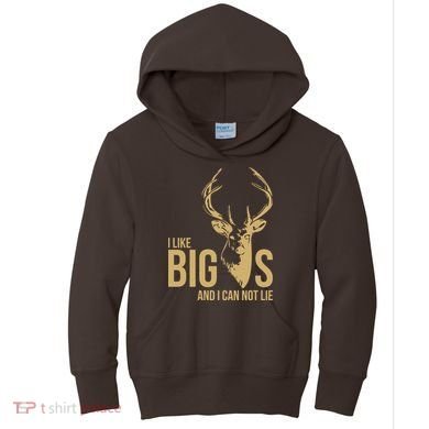 I Like Big Bucks and I Cannot Lie Kids Hoodie