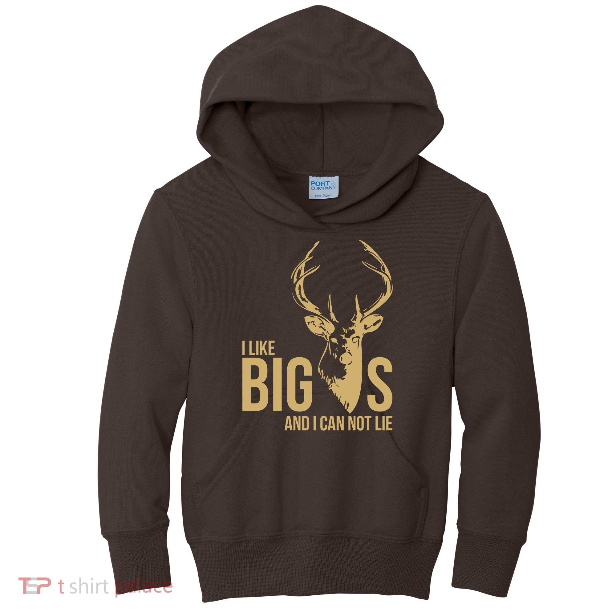 I Like Big Bucks and I Cannot Lie Kids Hoodie
