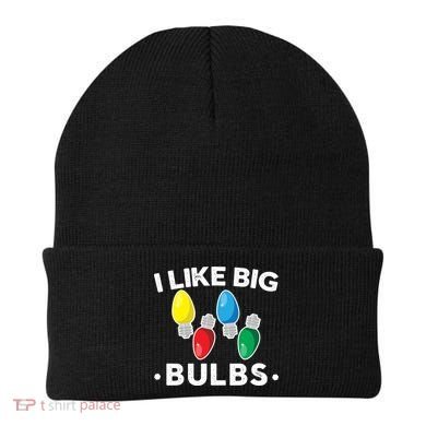 I Like Big Bulbs Funny Christmas Lights Beanie