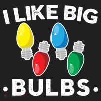 I Like Big Bulbs Funny Christmas Lights Beanie thumb 2