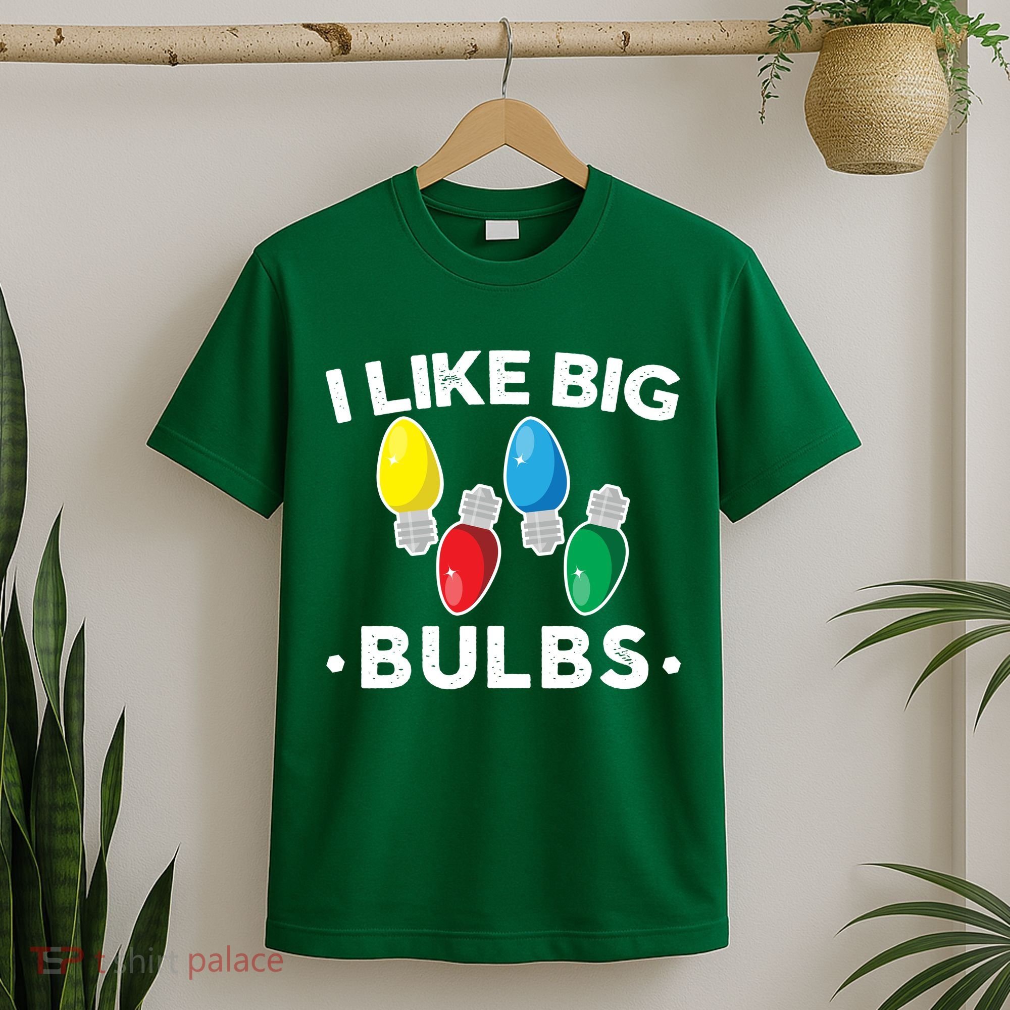 I Like Big Bulbs Funny Christmas Lights T-Shirt