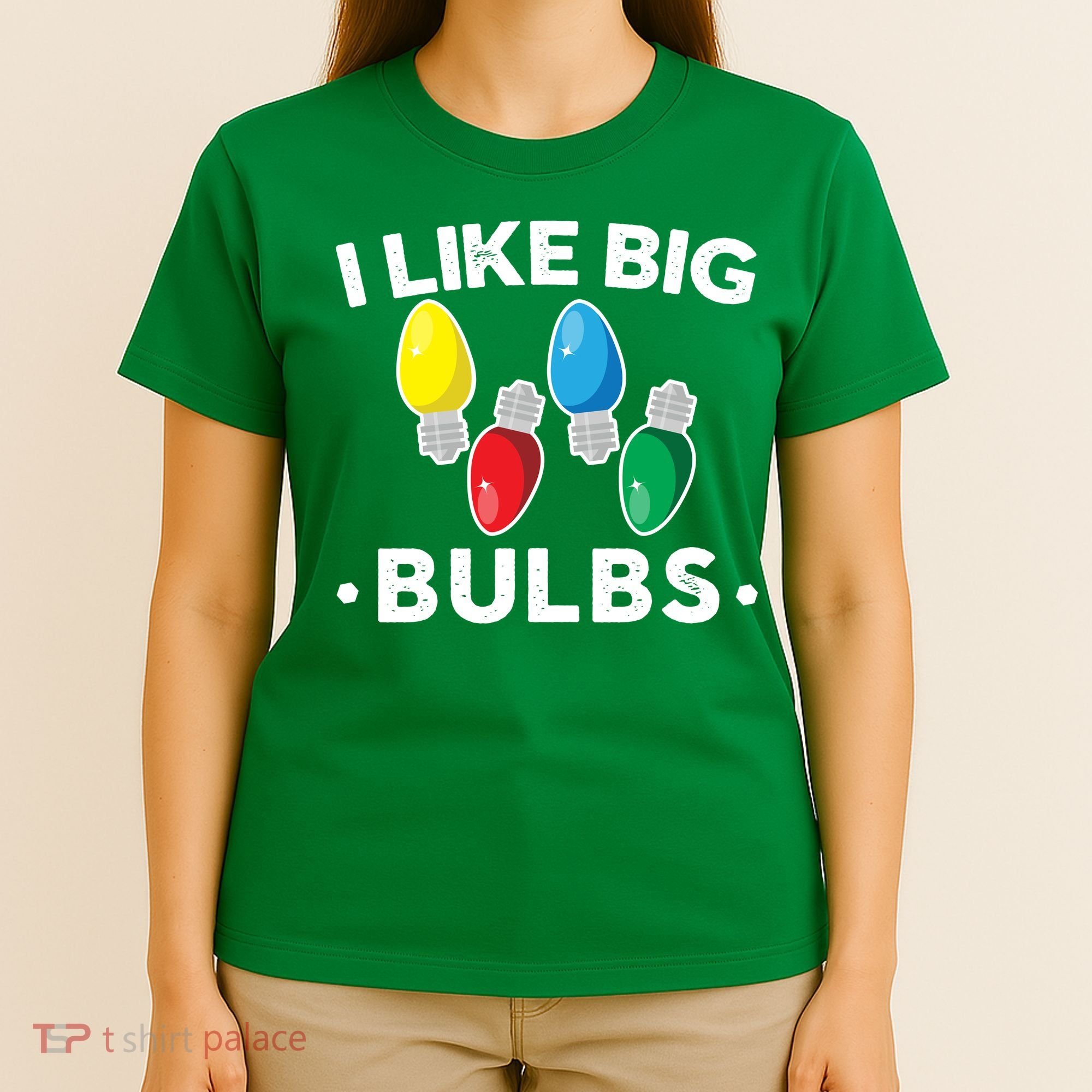I Like Big Bulbs Funny Christmas Lights T-Shirt
