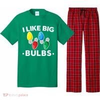I Like Big Bulbs Funny Christmas Lights Pajama Set thumb 0