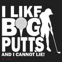 I Like Big Putts And I Cannot Lie Golf Women's Sweatshirt thumb 2