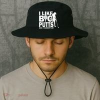 I Like Big Putts And I Cannot Lie Golf Bucket Hat thumb 2