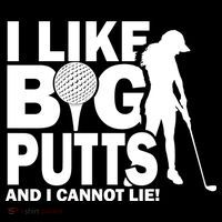 I Like Big Putts And I Cannot Lie Golf Women's Hoodie thumb 2