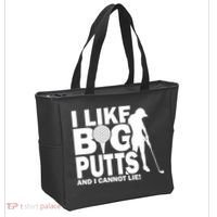 I Like Big Putts And I Cannot Lie Golf Tote Bag thumb 2
