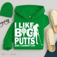 I Like Big Putts And I Cannot Lie Golf Hoodie thumb 4