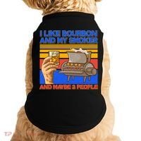 I Like Bourbon My Smoker And Maybe 3 People Doggie Tank thumb 0