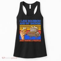 I Like Bourbon My Smoker And Maybe 3 People Women's Tank Top thumb 0