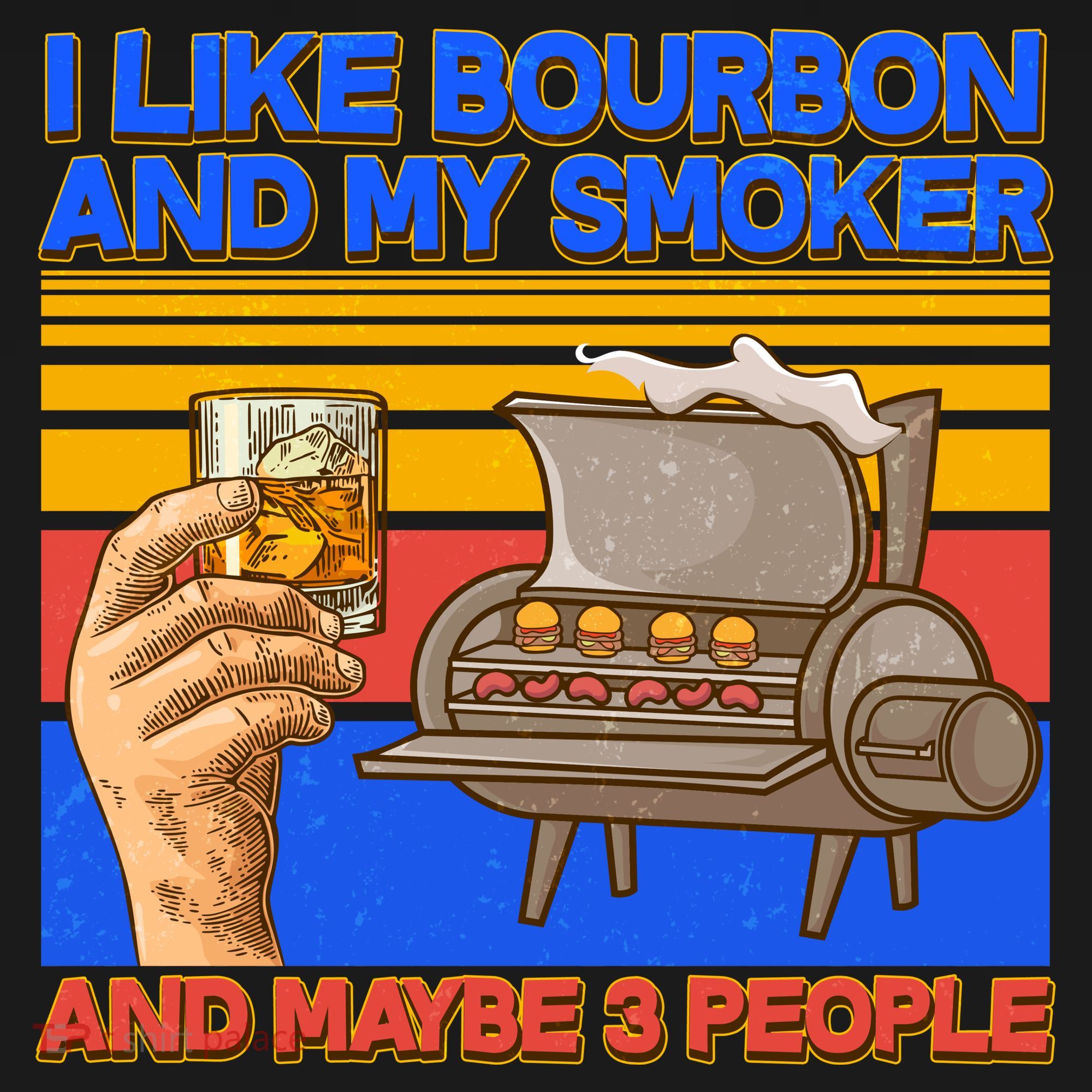 I Like Bourbon My Smoker And Maybe 3 People Visor