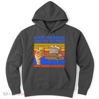 I Like Bourbon My Smoker And Maybe 3 People Hoodie thumb 0