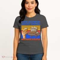 I Like Bourbon My Smoker And Maybe 3 People Women's T-Shirt thumb 4