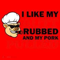I Like Butt Rubbed And My Pork Pulled Santa Hat thumb 1