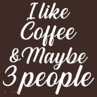 I Like Coffee & Maybe 3 People Apron thumb 3