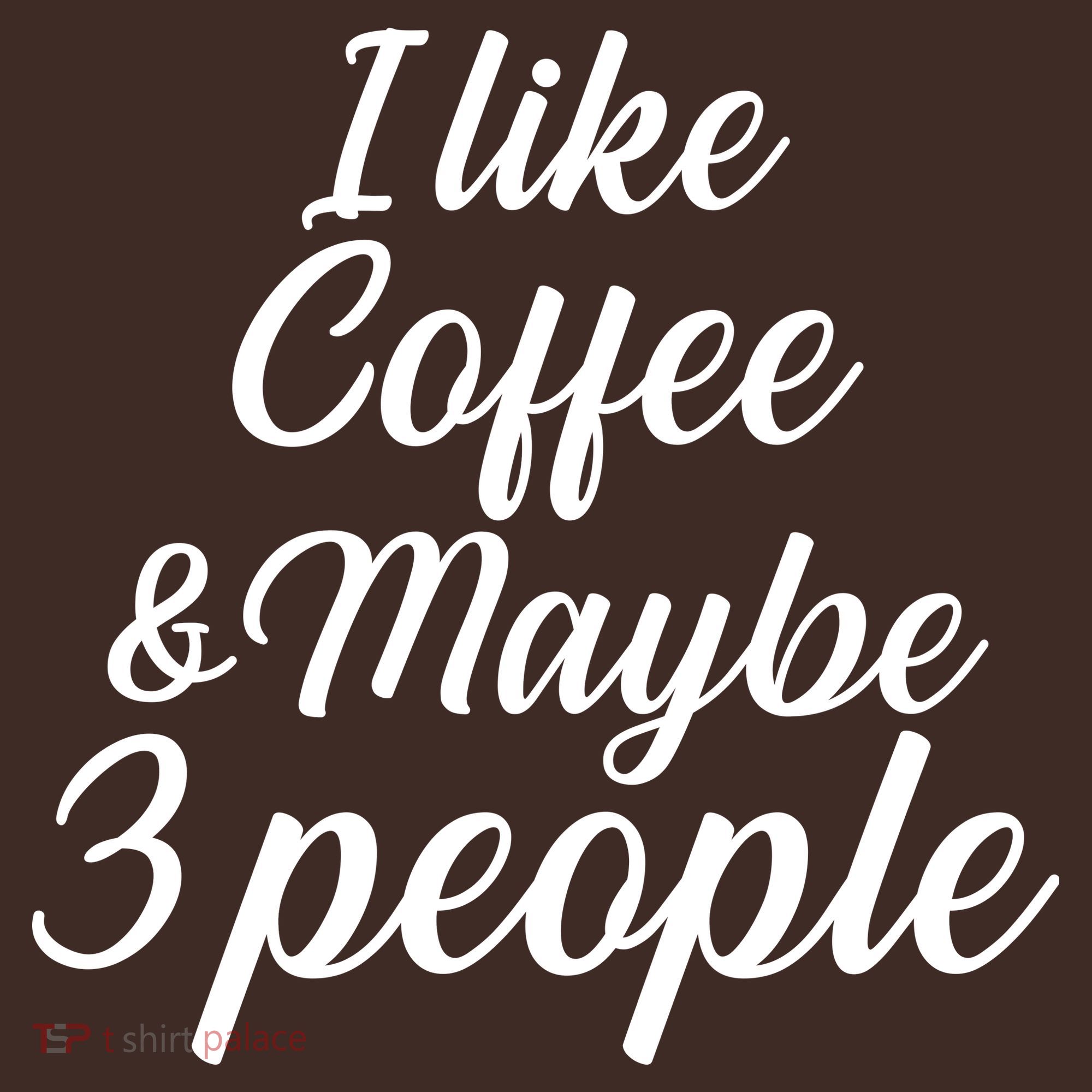 I Like Coffee & Maybe 3 People Kids Hoodie