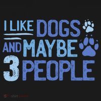 I Like Dogs And Maybe 3 People Backpack thumb 2