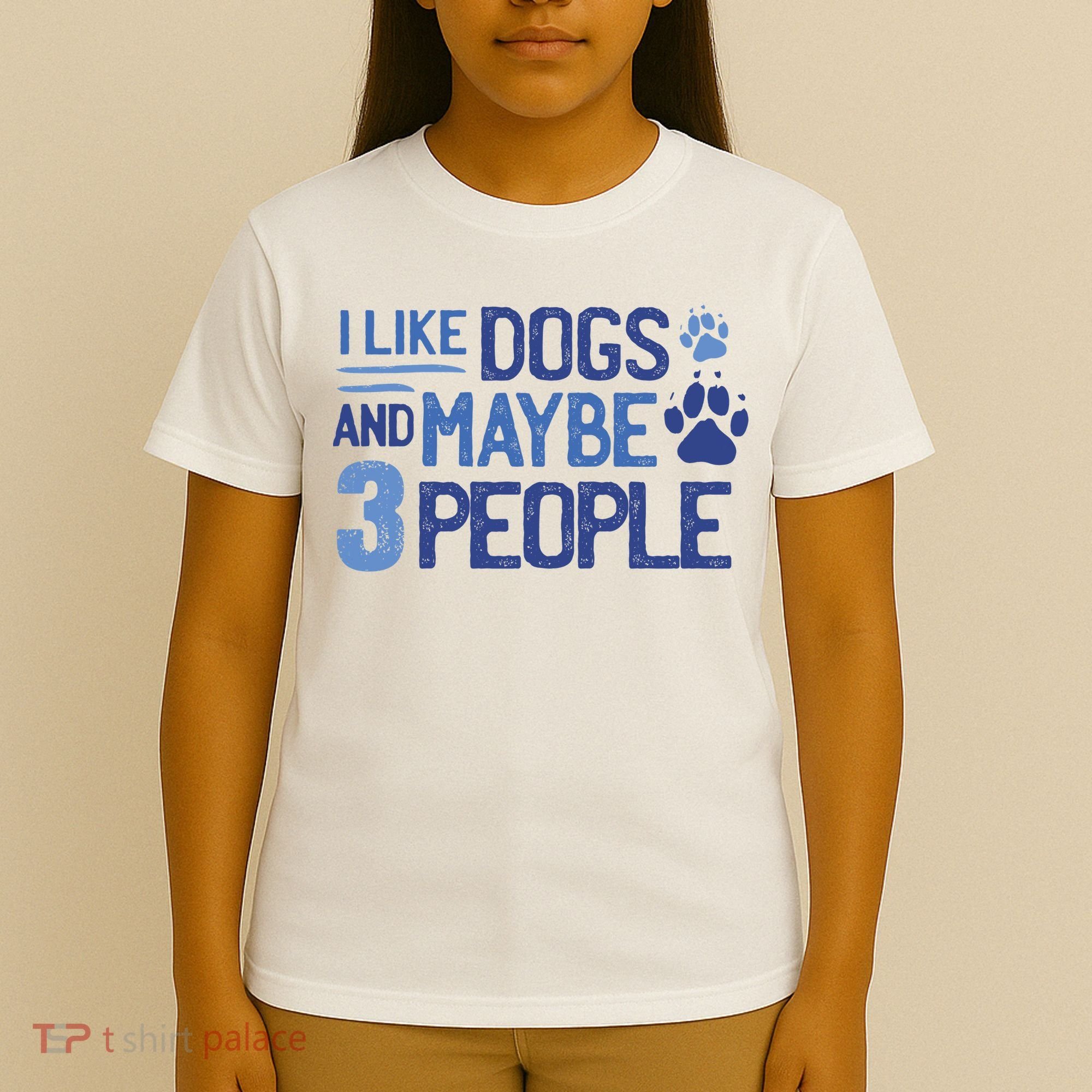 I Like Dogs And Maybe 3 People T-Shirt