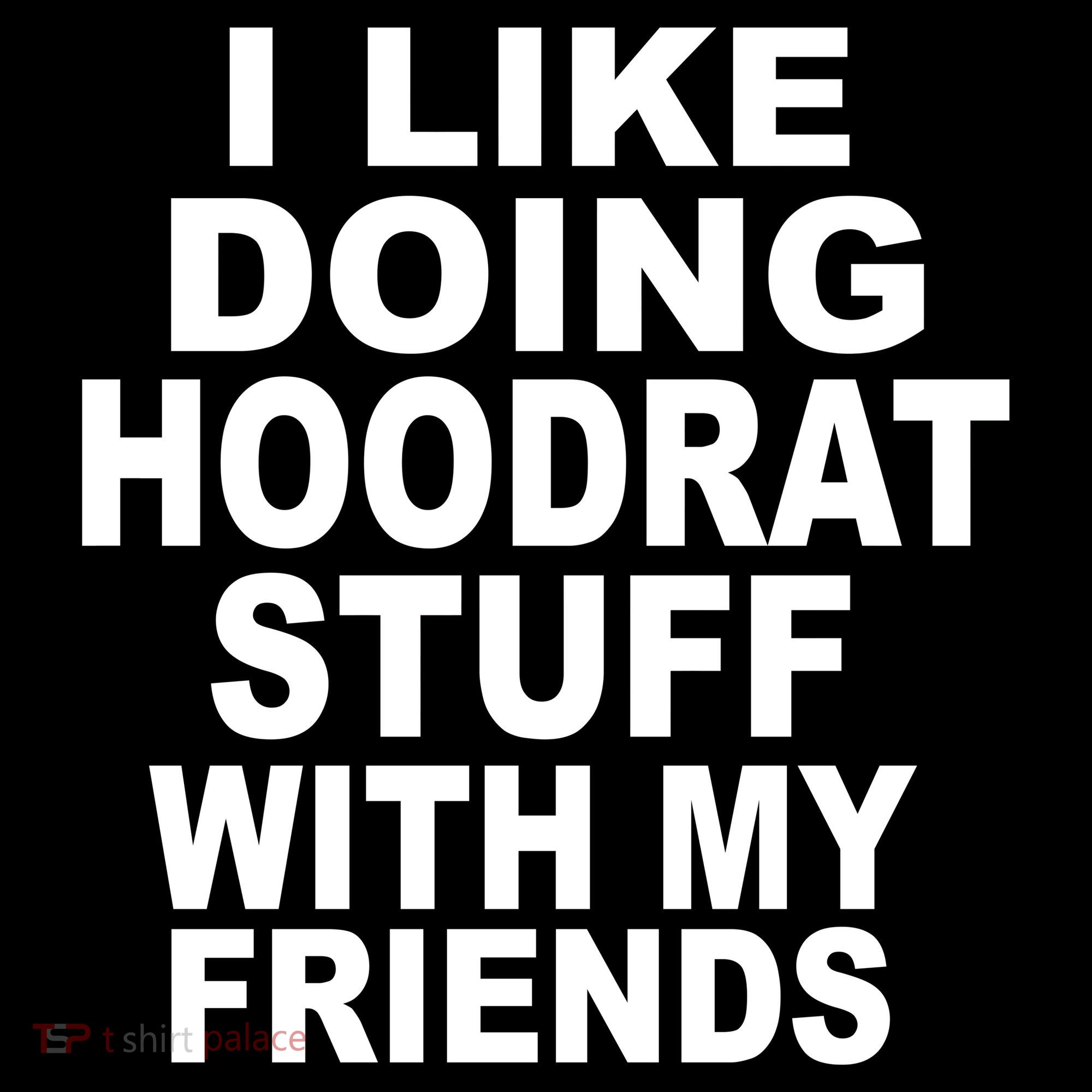I Like Doing Hoodrat Stuff With My Friends Kids Sweatshirt
