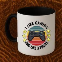 I Like Gaming And Like 3 People Coffee Mug thumb 2