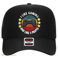 I Like Gaming And Like 3 People Hat thumb 0