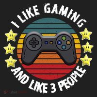 I Like Gaming And Like 3 People Hat thumb 2